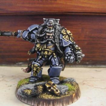 Warhammer Well Painted Space Wolf Logan Grimnar by AM Studio