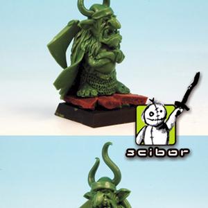 28mm Goblin greenstuff sculpture by Scibor