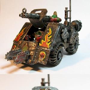 Armored Ork Warbuggy by Huga