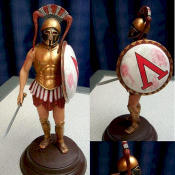 Spartan Hoplite Officer w/ Xiphos Sword by LaxFalcon2010
