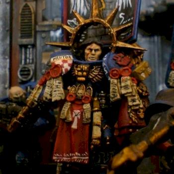 Crimson Fists Space Marine Commander 