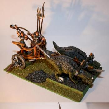 Dark elves charriot by Giovyzia