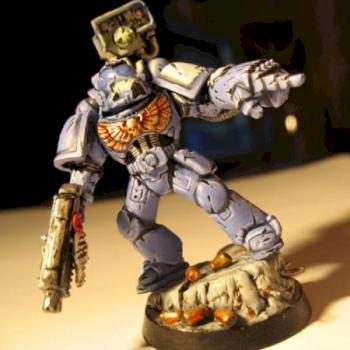 Space Marine Sergeant by DarkLostSoul