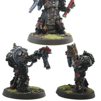 Salamander Space Marine Terminator Chaplain by willsham