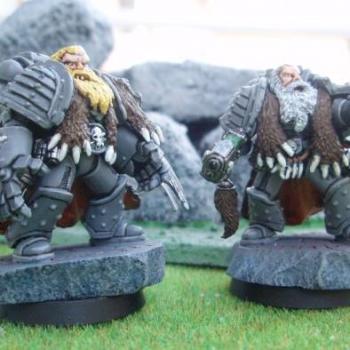 Wolflord och Rune Priest by nolofinweFinwesson
