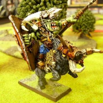 Orc Warboss on Rampant Boar by Aquilifer66