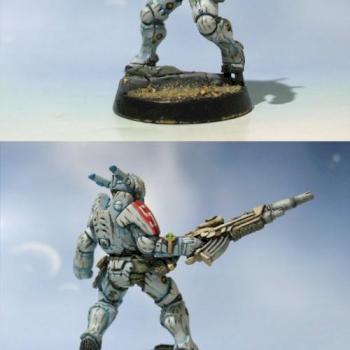 ORC w/Multirifle - Pan-Oceania - REPOST by Akhad