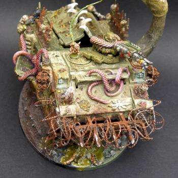 Nurgle Death Guard Rhino by Immersive_World_Crafter