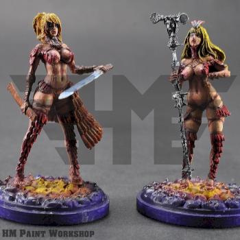 Kingdom Death - Satan Twins by hmpaintworkshop