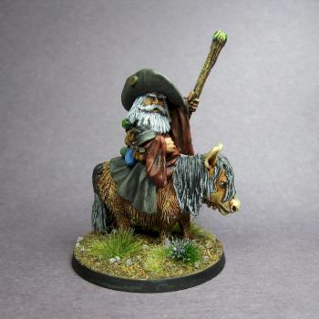 03806: Dwarf Battlemage on Pony by mikecarrero