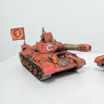 Leman Russ T34 tanks. by Zelcon01