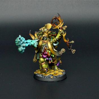 Death Guard Plaguecaster by Krrangh