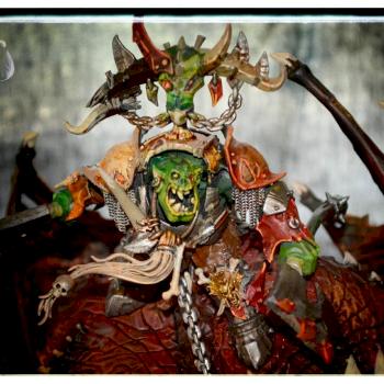 Ironjawz Gordrakk fist of Gork on Maw Krusha by KromeHawk