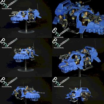 Space Marine Land Speeder Storm by perfectminiaturecom
