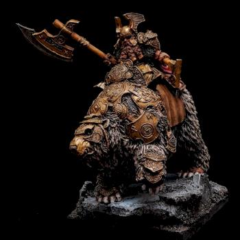 Dwarf General On War Bear by maxwinamp