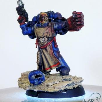 Crimson Fists Sergeant by WarBudgies