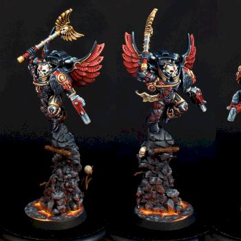 Blood Angels Chaplain with jump pack by Adv