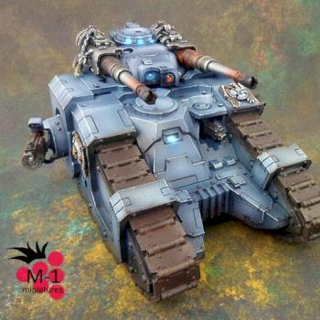 Space Wolves Sicaran Battle Tank by malinek28