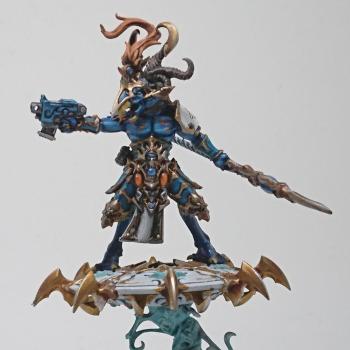 Thousand sons exalted sorcerer by AJRatcliffe