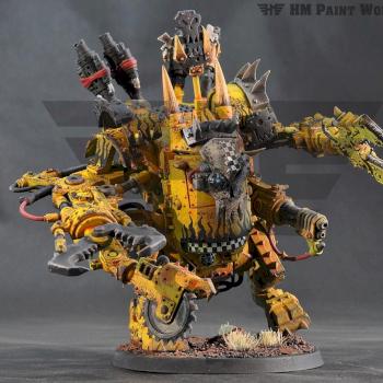 Warhammer 40k Orks Deff Dread by hmpaintworkshop