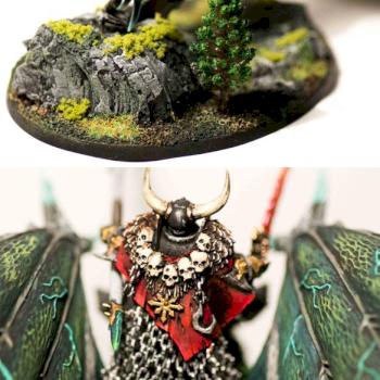 Chaos Lord on Manticore by Deadrofil