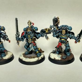 Space wolves Grey Hunters by Scotlandec