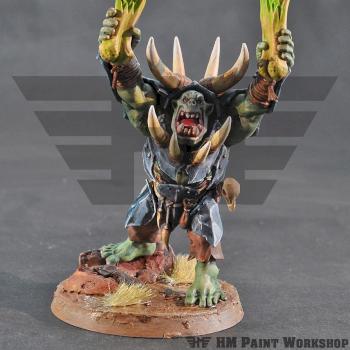 Warhammer Age of Sigmar Destruction Ironjaws Warchanter by hmpaintworkshop