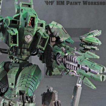 Warhammer 40k Tau  XV107 R'Varna Battlesuit by hmpaintworkshop