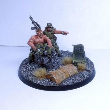 Astra Militarum heavy weapon team 2 by Melhar