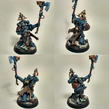 Space Wolves Rune Priest by Scotlandec