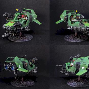 (Warhammer 40 000 - Space Marines) Salamanders Land Speeder by Alex Fox
