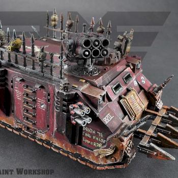 Warhammer 40k Chaos Rhino by hmpaintworkshop