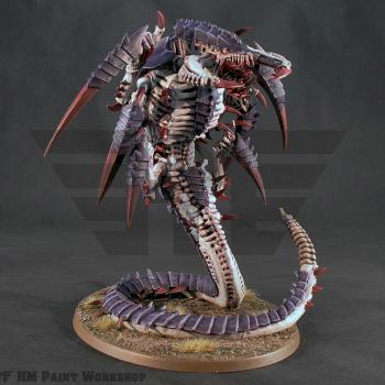 Warhammer 40k Tyranids Tragon Prime by hmpaintworkshop