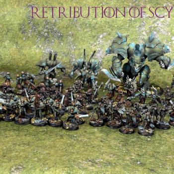 Warmachine Retribution of Scyrah army by agyar
