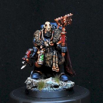 Space Wolves Wolf Priest Conversion by GobBoss