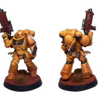 Imperial Fists Primaris Marine by Nana, Age 7 by haedrin