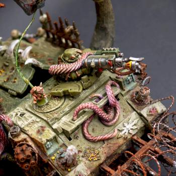 Nurgle Death Guard Rhino by Immersive_World_Crafter