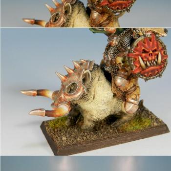 Orc Boss on boar by FlakosMinis