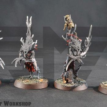 Warhammer Age of Sigmar Order Sylvaneth Dryads by hmpaintworkshop
