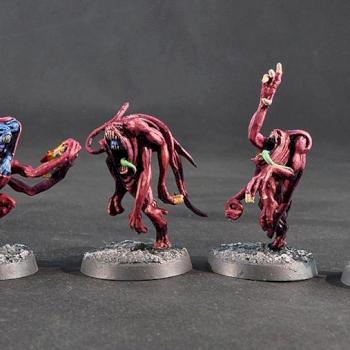 Warhammer Chaos Pink Horrors by hmpaintworkshop