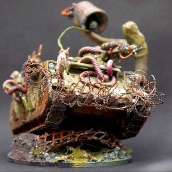 Nurgle Death Guard Rhino by Immersive_World_Crafter