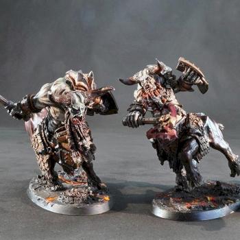 Age of Sigmar- Azgorh – Chaos Dwarf Bull Centaur Renders by hmpaintworkshop