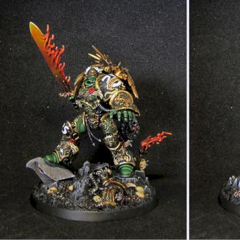 (Warhammer 40 000 - Space Marines) Roboute Guilliman - Salamanders scheme by Alex Fox