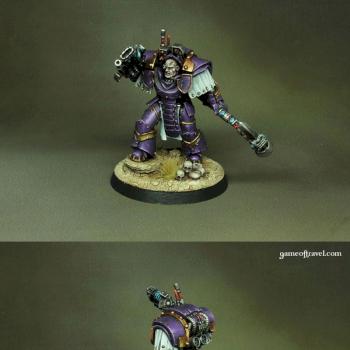 Emperor's Children Praetor in Cataphractii Terminator Armour by Game of Travel