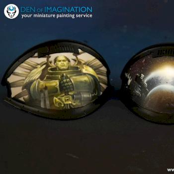 Imperial Knight Shoulder pads with Freehands by DEN of IMAGINATION