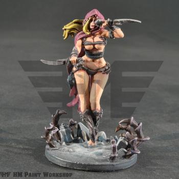 Kingdom Death Monster Silk Assassin Survivor by hmpaintworkshop