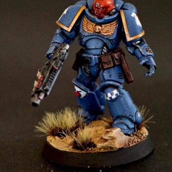 Sergent interceptor Space Marines Primaris Ultramarines by Nopaintnogame