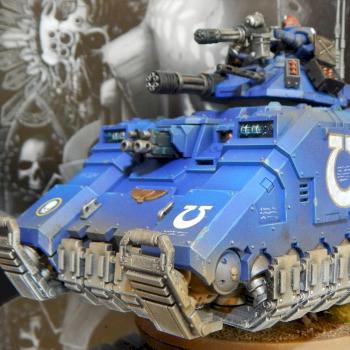 Ultramarines Primaris repulsor by P4Painting