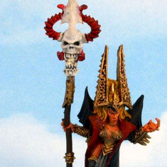 Dark Elf Sorceress Morathi by dryzone