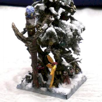 Wood Elf's New Year tree- Santa Claus by Eleorn